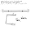 Aluminum Alloy Front Bumper RC Metal Front Bumper, for MN D90 99s 1/10 RC Car Upgrades Parts Accessories Durable Lightweight CNC Machined Protects Body Chassis Direct Replacement (Silver) view 2