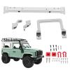 Aluminum Alloy Front Bumper RC Metal Front Bumper, for MN D90 99s 1/10 RC Car Upgrades Parts Accessories Durable Lightweight CNC Machined Protects Body Chassis Direct Replacement (Silver) view 4