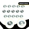 JWQFBC 15 Metal Ventilation Holes - Accessories for Figurines, Toys, Scale Models, Lightweight and High- Parts for DIY Projects, 3.0MM view 2