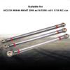 RiToEasysports Aluminum Link Rod Set, Upgraded Metal 4 Link Suspension for 1/10 RC Cars, 12.3 Inch Wheelbase Aluminum Parts for Off-Road RC Enthusiasts and Crawlers view 2