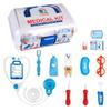 Funien Kids Doctor Playset 15pcs Interactive Medical Toys for Toddlers 3-5, Roleplaying Doctor Kit for KidsABS Blue, White, Red 8.9" view 1