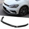 ACOGEDO Glossy Double Lip Front Spoiler Splitter for MK7.5 R 20172020  ABS Front Lip with Enhanced Downforce and Aggressive Stance view 2