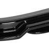 ACOGEDO Glossy Double Lip Front Spoiler Splitter for MK7.5 R 20172020  ABS Front Lip with Enhanced Downforce and Aggressive Stance view 3