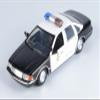 Motormax 1993 Caprice Police Car LAPD (Los Angeles Police Department) Black and White Law Enforcement and Public Service Series 1/24 Diecast Model Car 76635 view 1