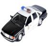 Motormax 1993 Caprice Police Car LAPD (Los Angeles Police Department) Black and White Law Enforcement and Public Service Series 1/24 Diecast Model Car 76635 view 4