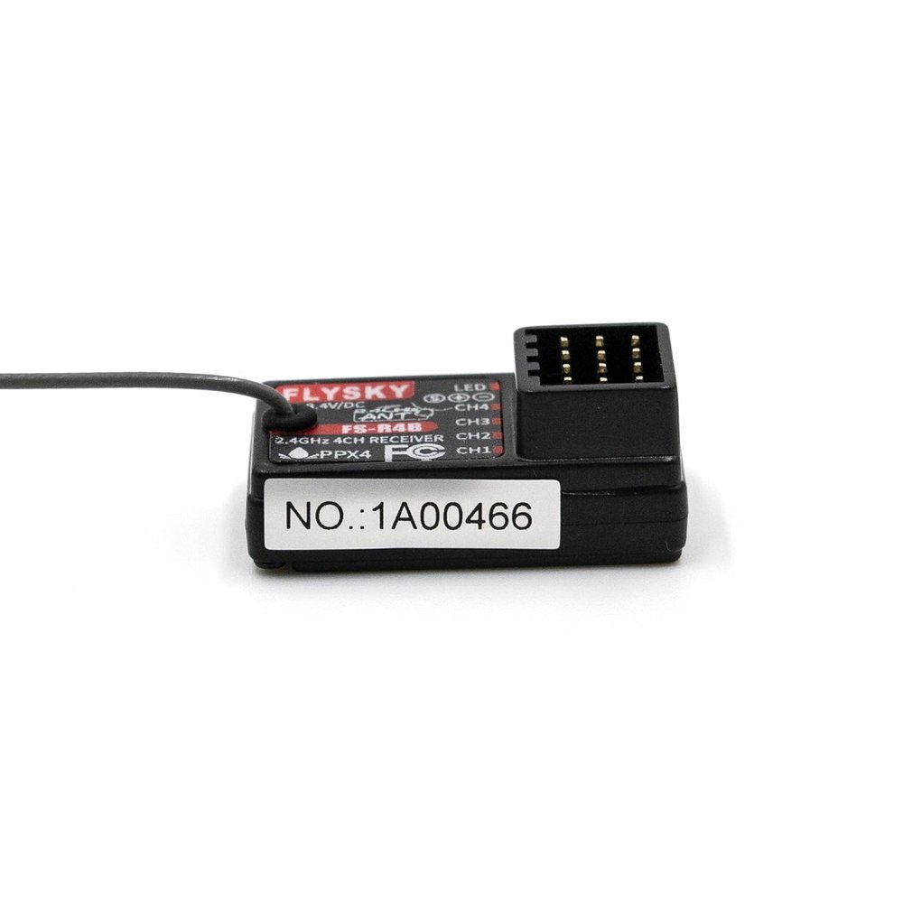 Funien FSR4B 2.4GHz Protocol for Remote Control Car Boat, Single Antenna for Precise Control, 4 PWM Channels, Design Hobbyists
