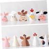 ARTIBETTER 5pcs DIY Birthday Hats Animal Shaped Hat Decorations for Boys and Party Supplies Random Styles view 2