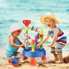 Jonlaki Sand and Play Table for Kids - Versatile Indoor and Outdoor Beach Toy Set with Features and Learning (Color) view 1