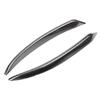 ACOGEDO 2Pcs Carbon Fiber Texture Front Bumper Wind Spoiler Strips Compatible with 20072017 JK Model (L) view 3
