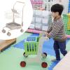 JCRBILW Children's Shopping Trolley, Fun Toy for Pretend Play, Mini Supermarket Trolley, Educational Toy for Children's Development, Flower Basket view 4