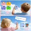 Walkie Talkies for Kids, 2 Pack Rechargeable Video Intercom Kids Walkies Talkies, Indoor Outdoor Toys Gifts for Family Games, Outside, Camping, Hiking for Boys Girls Ages 3-6(Blue) view 2
