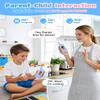 Walkie Talkies for Kids, 2 Pack Rechargeable Video Intercom Kids Walkies Talkies, Indoor Outdoor Toys Gifts for Family Games, Outside, Camping, Hiking for Boys Girls Ages 3-6(Blue) view 3