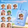 Walkie Talkies for Kids, 2 Pack Rechargeable Video Intercom Kids Walkies Talkies, Indoor Outdoor Toys Gifts for Family Games, Outside, Camping, Hiking for Boys Girls Ages 3-6(Blue) view 4