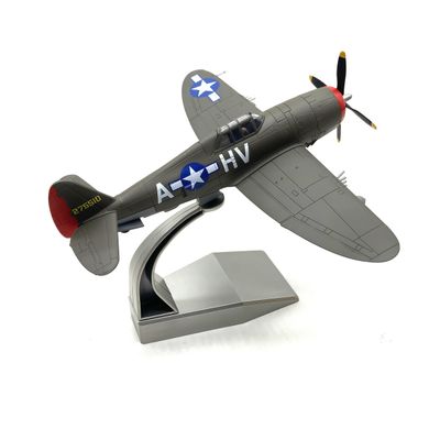 1/72 Scale Diecast Military Model Attack Plane Model P-47 Thunderbolt Fighter Jet Model Plane for Collection Home Office