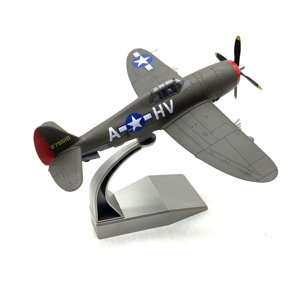 1/72 Scale Diecast Military Model Attack Plane Model P-47 Thunderbolt Fighter Jet Model Plane for Collection Home Office