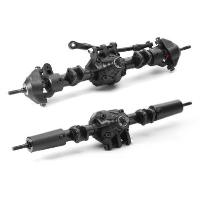 2 Pcs Front and Rear Differential Axle 90046 90047 Compatible with II 1 10 RC Crawler Car Upgrade Parts Accessories