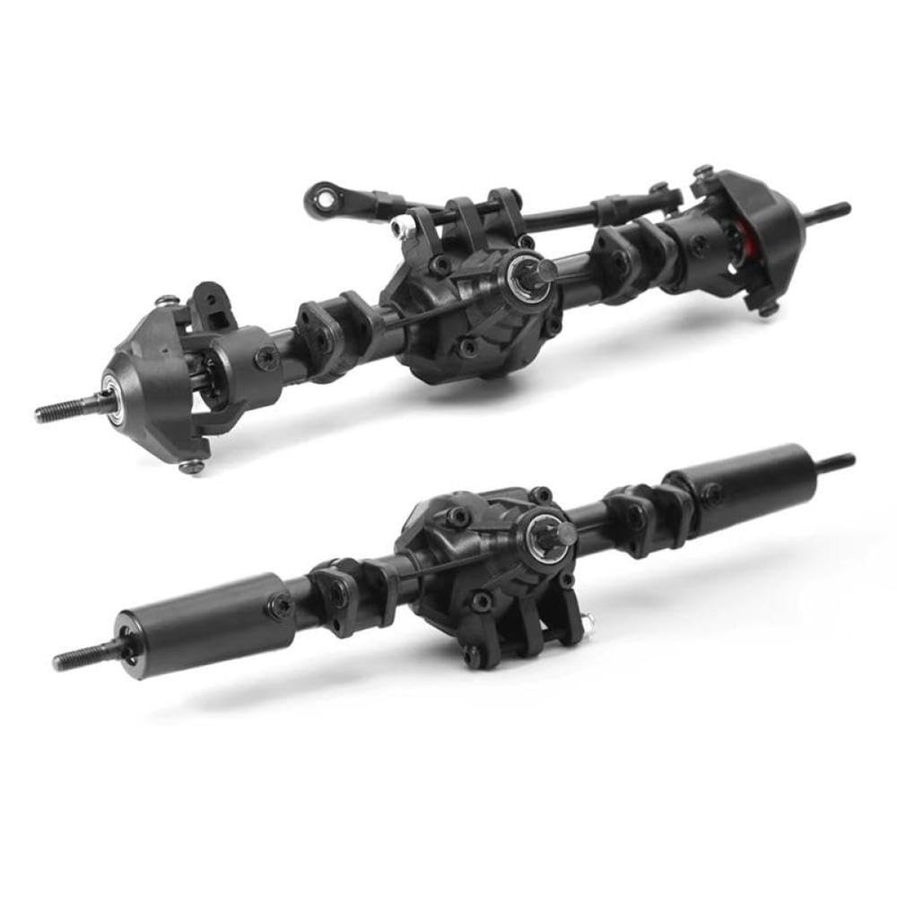 2 Pcs Front and Rear Differential Axle 90046 90047 Compatible with II 1 10 RC Crawler Car Upgrade Parts Accessories