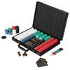 Polar Aurora Poker Chips,Gold Dark Poker Set with Black Aluminum Case,Modern Design 11.5 Gram Poker Chip Set for Texas Hold'em, Casino Game Nights, Poker Parties(500pcs Blank) view 1