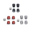 1/24 RC Crawler Car M2 Wheel Nuts Cap Locking Hubs Wheel Parts Accessories for Axial SCX24 AX24 confident(Red) view 2