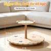 Wooden Spinner Seat, Large Spinner Seat for Kids & 2 Riders, Heavy Duty 250lb Capacity, Smooth Bearing Sensory Spinning Toy, Indoor Active Play Gift for Boys Girls view 2