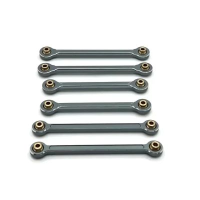 Models Upgrades Parts For MJX 10208 1/10 Metal Turnbuckles Pull Rod Link Rod Steering Rod Set RC Car Upgrade Parts Accessories(Light Grey)