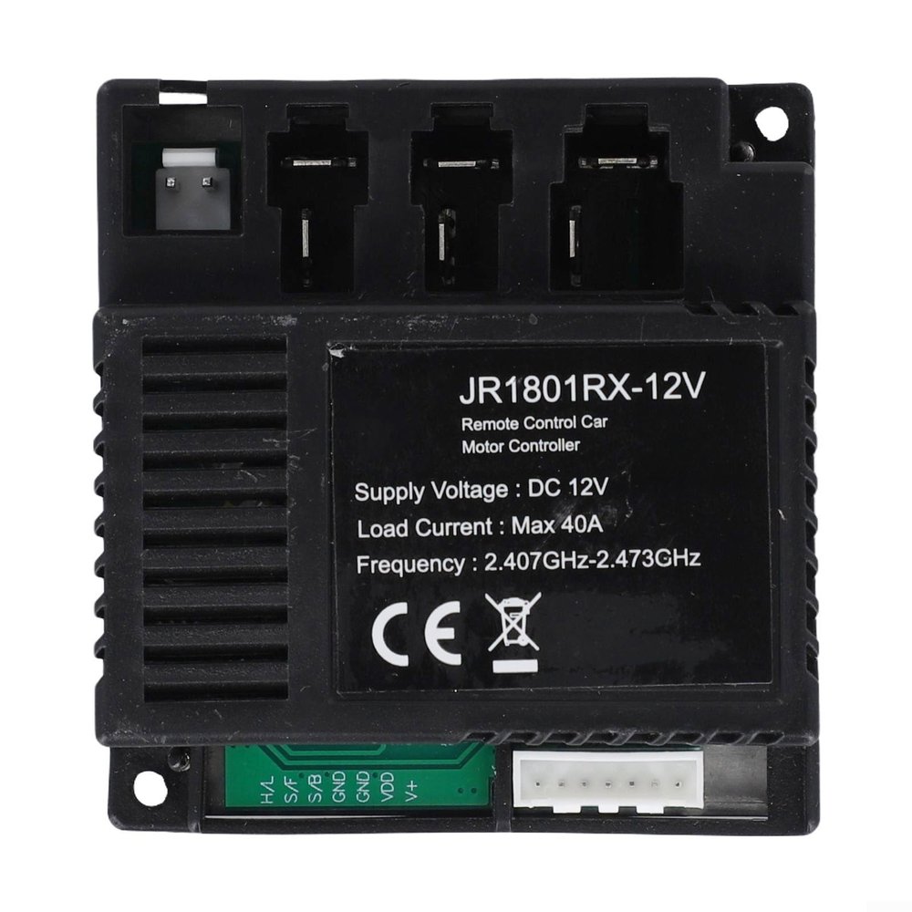 Easily Replace Your Child's Vehicle Component JR1801RX Compatible Receiver & Functional Wireless Controller Set (JR1801RX 12V Receiver)