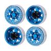 Rc Drift Cars Wheels For Axial For SCX10 For TRX4 For TRX6 D90 For Redcat Gen8 D110 For Tamiya 1/10 1.9'' CNC Alloy Beadlock Wheel Rim RC Crawler(Blue) view 1