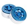 Rc Drift Cars Wheels For Axial For SCX10 For TRX4 For TRX6 D90 For Redcat Gen8 D110 For Tamiya 1/10 1.9'' CNC Alloy Beadlock Wheel Rim RC Crawler(Blue) view 2