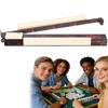 Tortoise Shell Rack Pusher Set 20 Inch Extended Length Acrylic Mahjong Rack with Detachable Magnetic Pushers Glossy Finish (#B) view 1