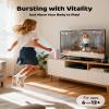 AR Motion Game Console for Kids: Plug and Play TV Video Game System for Indoor Physical Play Interactive Family Fun Game Nights Parties Playtime - Great Gift for Boys Girls (Pink&White) view 3