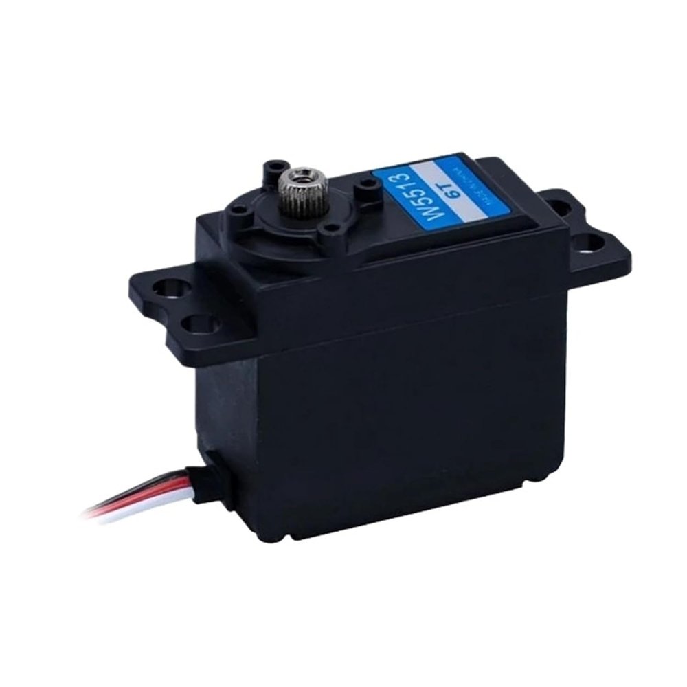 1PCS Servo W5513-6T 10kg Standard Metal Gear for Remote Control Yacht DC Motor