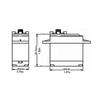 1PCS Servo W5513-6T 10kg Standard Metal Gear for Remote Control Yacht DC Motor view 4