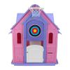 Generic Indoor/Outdoor Playset with Basketball Hoop Dartboard Plastic Playhouse Outdoor Playhouse for Toddlers view 1