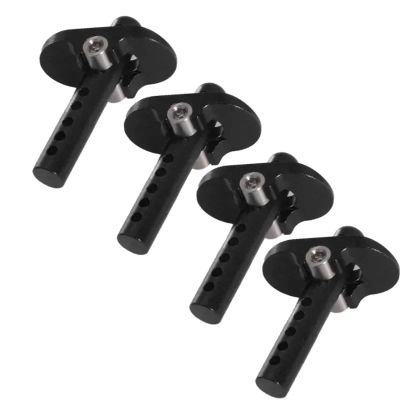 RC Car Toys For 1/7 1/8 1/10 4pcs Body Post Ar320357 Ar320453 Metal Professional RC Model Vehicle Accessories Spare RC Car Parts(Black 47mm)