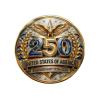 1PCS USA 250th Anniversary Commemorative Medal, America 250 Merchandise with American Eagle, 250 Anniversary , 250 Years of Freedom (1776-2026) Collectible (250th Anniversary Coin Torch) view 2