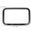 Abaodam 360 Rotatable Backseat Rearview Mirror and Gray Plush, Interior Car Observation Mirror for Safety and Travel view 2