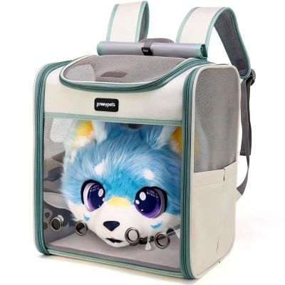 AXONKIT Fursuit Head Carrier Furry Backpack Fursuit Accessaries Kemono Cosplay Storage Bag Foldable Kigurumi (Soft Green)