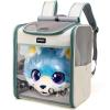 AXONKIT Fursuit Head Carrier Furry Backpack Fursuit Accessaries Kemono Cosplay Storage Bag Foldable Kigurumi (Soft Green) view 1