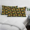 Toddler Pillow Covers 16x24 Inch, Sunflowers Decorative Pillowcase with Zipper, Microfiber Pillow Protector, Farmhouse Botanical Blossom Florals Butterfly Breathable Throw Pillowcases for Sofa Bed view 4