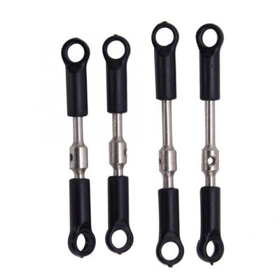 COMODO 4pcs Metal Long/Short Pull Rod Replacement Accessory Compatible with 144001 1/14 Four-Wheel Drive RC Drift Car