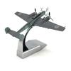 1/100 Scale Diecast Military Model Attack Plane Model Bf-110 Fighter Jet Model Plane for Collection Home Office view 1