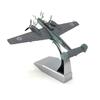 1/100 Scale Diecast Military Model Attack Plane Model Bf-110 Fighter Jet Model Plane for Collection Home Office view 2