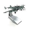 1/100 Scale Diecast Military Model Attack Plane Model Bf-110 Fighter Jet Model Plane for Collection Home Office view 3