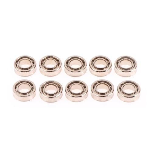 10Pcs/Bag UR188 R188 Responsive Unresponsive Bearings for Yoyo Bearing Professional Metal Ball Bearing Parts(Silver)