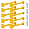 10 Pack Steel Monkey Bars Ladder Rungs 16.5 Inch with Screws Hardware Kit view 1