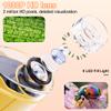 1000X Handheld Digital Microscope for Kids, 4K Kids Microscope with 2.4" Screen, 2001000X Magnification, Portable STEM Educational Toy for Boys and Girls Ages 512 (Yellow) view 3