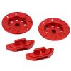 Simulation Brake Disc Anti Rust Easy to Install Brake Disc for 1/10 Simulation Climbing Car (red) view 2