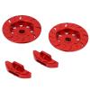 Simulation Brake Disc Anti Rust Easy to Install Brake Disc for 1/10 Simulation Climbing Car (red) view 3