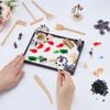 WEBEEDY Mini Zen Garden Kit for Desk, Complete Life of Tree Themed Desktop Sand Garden Set Tabletop Sandbox Tray for Home Office Decor Easter Mothers Day Teachers Relaxation Gift, 8.3x6.2 Inch view 4