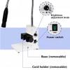 20W Fiber Optic Microscope Illuminators, Dual Gooseneck LED Lights Source, Angle & Brightness Adjustable, for Stereo Zoom Microscopio,PCB Repair view 3